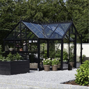 Solárium Independiente de Nueva Zelanda, Casa de Cristal Templado, Jardín de Plástico, PVC, Aluminio, Cristal, Solárium - Product Image 4