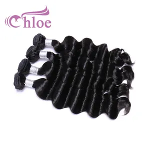 Chloe Long Hair Video 100% Loose Deep Human Horse Hair Bulk Weave Extensions