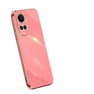 Pour <span class=keywords><strong>OPPO</strong></span> <span class=keywords><strong>Reno</strong></span> 10 Pro Plus 5G/8T 5G 6D luxe galvanoplastie côté droit tpu coque de téléphone anti-rayures couverture mobile - Product Image 1