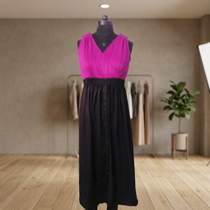 Confortable genou longueur sans manches croisé robe de maternité motif imprimé beaucoup de couleurs pour robe de plage à vendre - Product Image 3