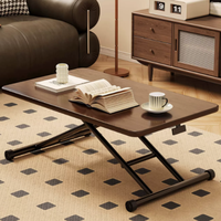 Table mobile réglable, salon, table basse pliable, table à manger, table rectangulaire simple