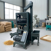 Machine à décortiquer et à polir le riz automatique à haut rendement, capacité 1000 kg/h, pour le traitement du paddy