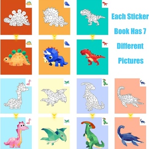 Libro adesivo riutilizzabile artigianato vernice con adesivo libro <span class=keywords><strong>di</strong></span> apprendimento attività <span class=keywords><strong>di</strong></span> viaggio libro <span class=keywords><strong>per</strong></span> ragazzi e ragazze regalo <span class=keywords><strong>di</strong></span> <span class=keywords><strong>compleanno</strong></span> <span class=keywords><strong>per</strong></span> <span class=keywords><strong>feste</strong></span> Set - Product Image 2