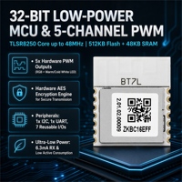Module IoT embarqué Tuya BT7L BLE basse consommation haute vitesse pour capteurs intelligents, éclairage, maison connectée et appareils électroménagers