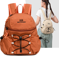 Sac à dos en nylon pour femmes, léger, décontracté, pour le sport, les voyages, petit sac à dos d'extérieur