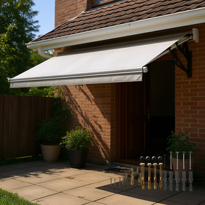 Toldo de Lámina Hueca para PC 200x100, Operación Manual, Montado en Pared, Toldo Exterior, Parasol para Ventana, Estilo Lujoso - Product Image 2