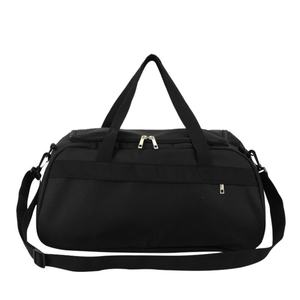 Sac de voyage pliable en tissu Oxford imperméable de haute qualité avec logo personnalisé, sac de sport tendance pour l'extérieur avec fermeture éclair et motif lettres - Product Image 3