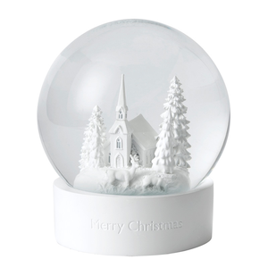 بيع بالجملة ، راتنج أبيض ، شجرة عيد الميلاد ، كرة ثلج ، تصميم حب عالي الجودة للبيع - Product Image 3