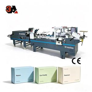 580 Small <b>Box</b> <b>Making</b> <b>Machine</b> Automatic <b>Electric</b> Folder Gluer Candy Packaging <b>Machine</b> High Speed Wood Packaging - Product Image 2
