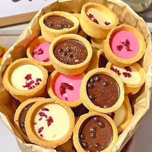 Biscuits fourrés à la saveur de <span class=keywords><strong>yaourt</strong></span>, en forme de tarte, collations décontractées, vente en gros - Product Image 2