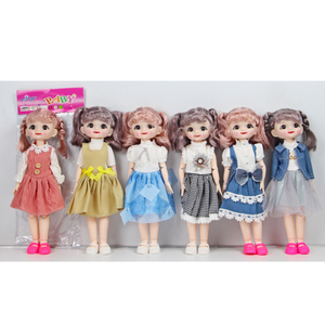 ตุ๊กตายางพีวีซี3D อนิเมะ30cm, ตุ๊กตาทารกของเล่นนุ่มสำหรับเด็กผู้ชาย/เด็กผู้หญิงที่มี2ทรงผมและชุดสำหรับวันหยุด - Product Image 2