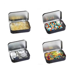 Trung Quốc Nhà máy trực tiếp bán kim loại Xúc xắc tin trường hợp tùy chỉnh lưu trữ đồ trang sức container hộp thiếc với bản lề Nắp số lượng lớn - Product Image 6