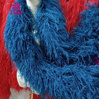 Boas en plumes d'autruche épaisses 8, 10, 15, 20 plis – Écharpe en plumes pour vêtements, accessoires de danse, fêtes et costumes