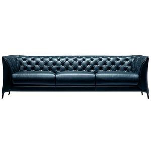 Precio barato con cuero de vaca de grano superior duradero, una opción inteligente para cualquier sofá de dos asientos para el hogar - Product Image 3