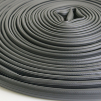 Tuyau d'incendie noir NBR à double revêtement 21 bars 19 mm (3/4 po) 30 m, durable, flexible, haute pression pour équipement de lutte contre l'incendie