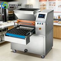 Machine Commerciale Automatique Électrique Mini pour la Préparation de Biscuits, Pâtisseries, Crèmes, Cupcakes, Glaçages et le Remplissage de Pâte à Gâteau