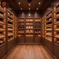 Fabricant de vitrines de présentation en bois sur mesure pour la maison, et d'humidificateurs à cigares en bois de cèdre pour salles à cigares avec accès direct
