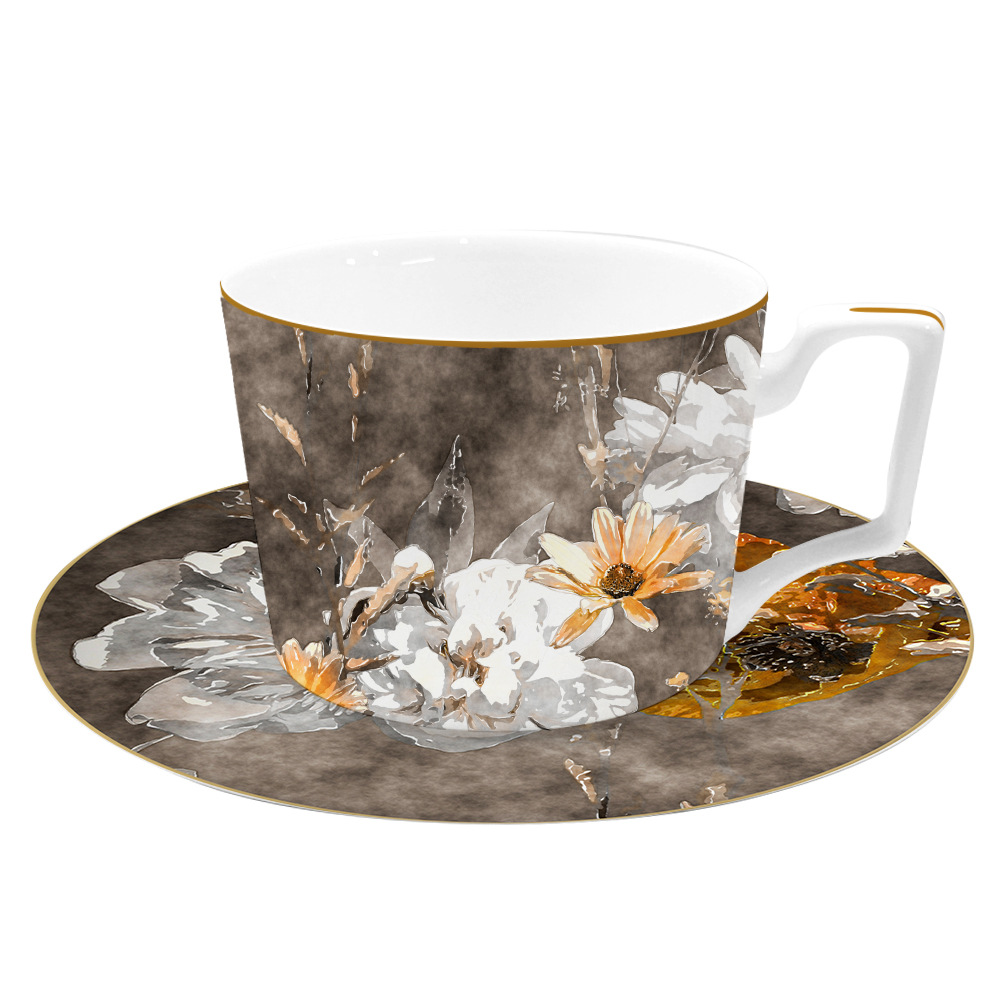 cup&saucer-brown