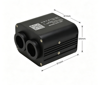Kit Starlight 751 - 20W, double port, fibre optique RGBW, kit de plafonnier Starlight - 3 mètres - Télécommande RF + application - Garantie : 1 an