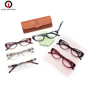 Montature per Occhiali in Acetato Fatte a Mano di Alta Qualità, Stile Cat Eye, Montature Ottiche alla Moda OEM/ODM - Product Image 4