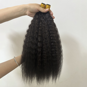 Extensions per capelli umani Remy europei all'ingrosso con cheratina, micro link, capelli vergini grezzi, extension I-Tip pre-incollate - Product Image 3