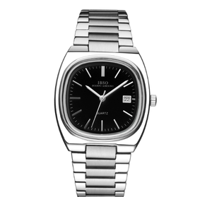 Montre analogique simple pour homme <span class=keywords><strong>IBSO</strong></span>, mouvement Seiko à quartz, alliage, étanche 3ATM, bracelet en acier inoxydable, luxe, dernier modèle, mouvement original. - Product Image 6