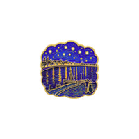 Broches en émail Van Gogh : Nuit étoilée, Fleur d'amande – Badges de revers, souvenirs de musée, œuvres d'art célèbres, broches en alliage
