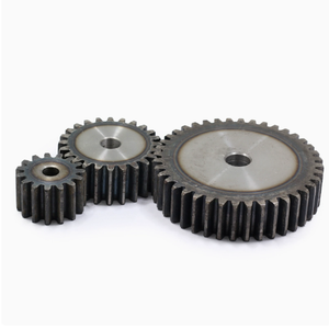 Ingranaggio Cilindrico 2:1 da 10 a 120 Denti, Spessore 20 mm, Acciaio Inossidabile Nero Lucidato, Ruota Motrice - Product Image 3