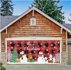 Poliéster <span class=keywords><strong>Merry</strong></span> <span class=keywords><strong>Grinchmas</strong></span> Banner colgante grande telón de fondo para puerta de garaje decoraciones navideñas - Product Image 6