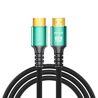 Câble HDMI 8K de haute qualité avec gaine en PVC pour lecteur DVD et ordinateur en longueurs de 1 m, 1,5 m, 2 m, 3 m