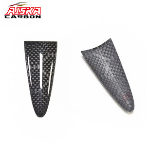 Kit intérieur AISKA en fibre de carbone brillante en nid d'abeille, 11 pièces, véritable carbone, panneau de porte, console, boîte de vitesses, pour Infiniti Q50 2014+ - Product Image 5