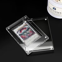 Support de présentation en acrylique pour cartes PTCG, étui transparent pour cartes Pokémon 35pt TCG