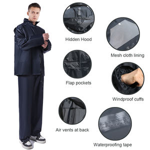 <span class=keywords><strong>Scooter</strong></span> elettrico adulto diviso escursionismo <span class=keywords><strong>impermeabile</strong></span> e pantaloni set giacca <span class=keywords><strong>impermeabile</strong></span> resistente - Product Image 2