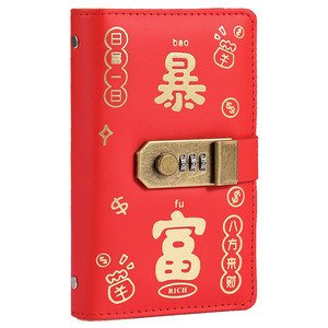 Caja Fuerte con Contraseña, <span class=keywords><strong>Libro</strong></span> de Depósitos, Tapa Dura, Imitación de Cuero, Gran Capacidad, Gestión Financiera, Almacenamiento de <span class=keywords><strong>Dinero</strong></span> - Product Image 5