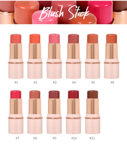 บลัชออนเนื้อครีมกันน้ำ สีชัด ติดทนนาน 11 เฉดสี บำรุงผิวหน้า ใช้ได้หลายจุด บลัชออนปัดแก้ม แต่งหน้า รับผลิต OEM แบรนด์ส่วนตัว MOQ ต่ำ - Product Image 6