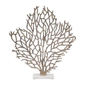 Scultura Decorativa in Corallo con Base in Marmo, Ornamento Moderno per Casa, Bagno, Mensola, Tavolino da Caffè - Product Image 4