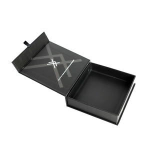 Custom Printed Logo Matte Black Rigid Cardboard <b>Book</b> Shape Packaging Paper Magnetic Closure Gift <b>Box</b> - Product Image 5