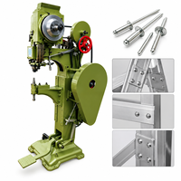 Machine à riveter industrielle, presse à rivets mécanique à commande au pied pour les composants de supports en tôle d'aluminium