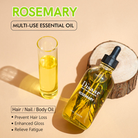 Huile personnalisée au romarin pur multi-usages pour le visage et le corps huile pour le corps hydratante pour cheveux endommagés par réparation de la fatigue fabricant