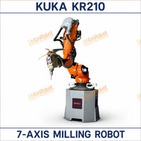 Robot de fraisage lourd KUKA KR210 R2700, portée de 2700 mm, 7 axes, CNC grand format