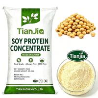 Bubuk Konsentrat Protein Kedelai TianJia, Protein Nabati Alami, Bersertifikat Kosher HALAL untuk Produksi Makanan Vegan