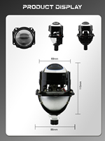 Module de rétrofit mini bi-LED pour projecteur de phare 2,5 pouces, nouveau design, OEM en gros, coupure nette, 6000K, 6000 lumens, haute luminosité