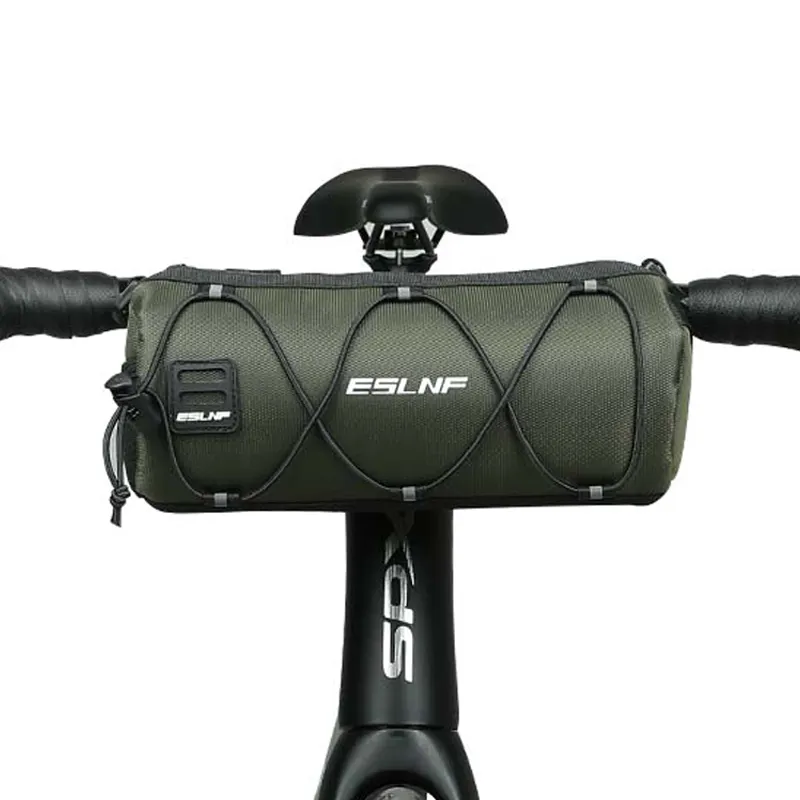 2.5l Fiets Stuur Roltas Fiets Stuur Voor Rugtas Met Rubberen Riem Packs