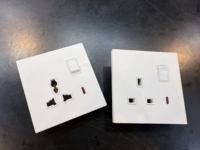 Offres Spéciales – Interrupteurs et Prises Murales Universels Multifonctions à Grands Panneaux pour Projets d'Installation Électrique Résidentielle et Hôtelière