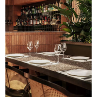 Songdesign Ensemble de meubles de salle à manger modernes et luxueux pour hôtels cinq étoiles restaurants Tables à panneaux de bois personnalisables Chaises pour le café