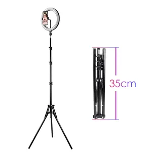 10 inch Photography Lighting Led Ring Fill Light Adjustable Brightness YouTube Video Live Makeup LED Ring Light With 2.1M Tripod