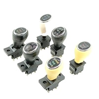 Interruttore elettronico a leva per auto elettrica KCD4 a sei pin, tre posizioni/reset, tipo barca, IP65, 10A, in plastica, Avanti/Stop/Indietro