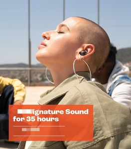 Auriculares Intrauditivos Inalámbricos con Cancelación de Ruido, Hasta 35 Horas de Reproducción, Auriculares Inalámbricos con 6 Micrófonos para Llamadas Perfectas, Cero Ruido - Product Image 4