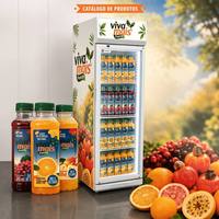Réfrigérateur vertical de supermarché, armoire réfrigérée, double refroidisseur de boissons pour boissons