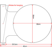 Panneau Métallique Vintage Classique à Double Face avec Impression UV, Décoration Murale pour Garage ou Man Cave, Panneau en Étain Personnalisé, Vente en Gros